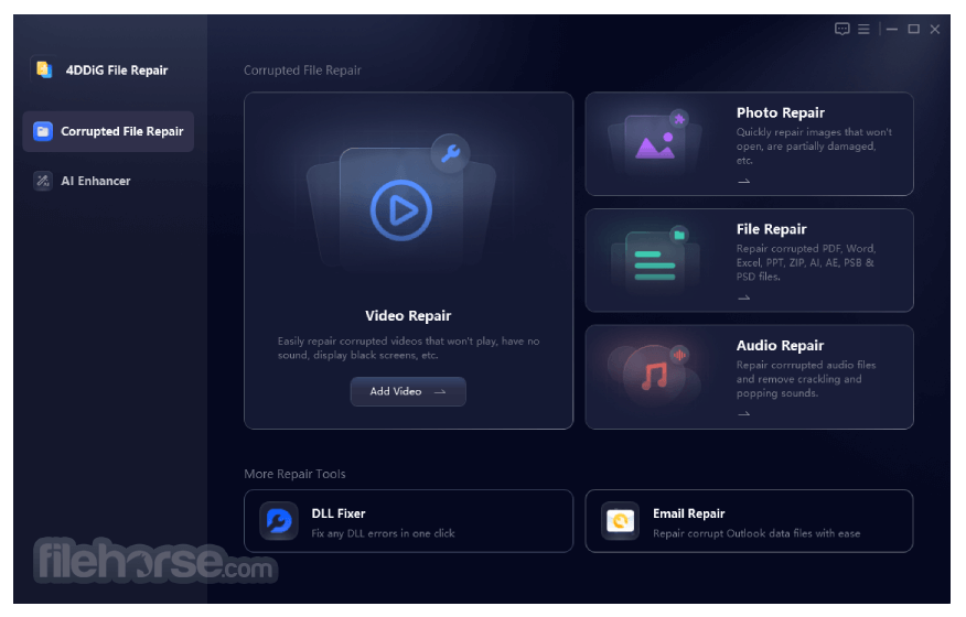 4DDiG Video Repair 畫面截圖 1