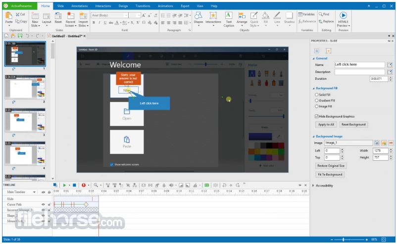 ActivePresenter 畫面截圖 1