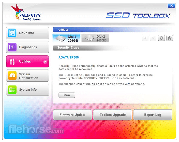 ADATA SSD ToolBox 畫面截圖 3