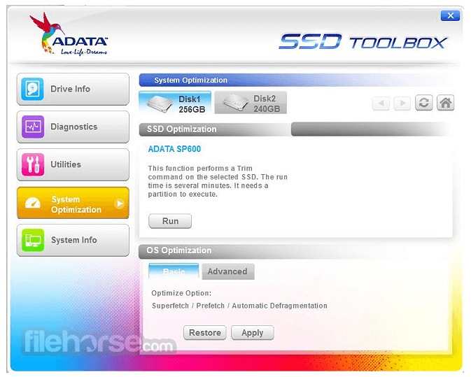 ADATA SSD ToolBox 畫面截圖 4