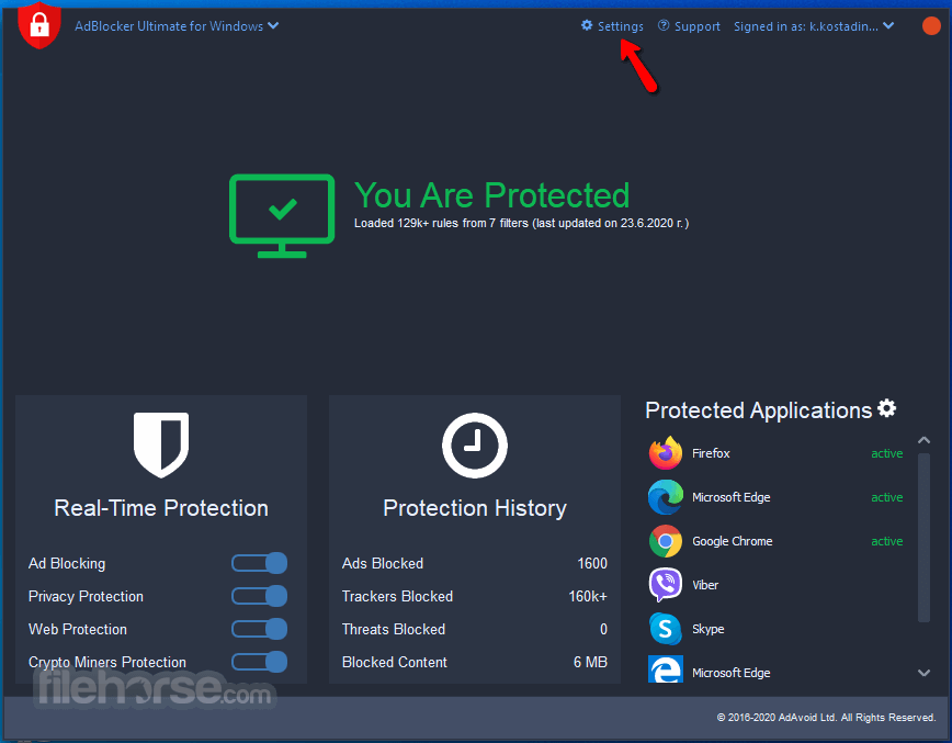 AdBlocker for Windows 畫面截圖 1