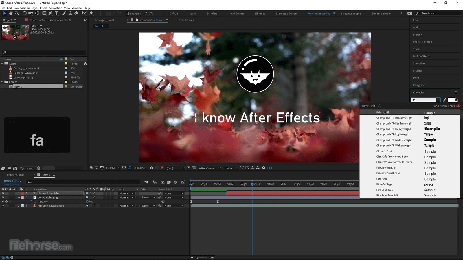 Adobe After Effects CC 2026 畫面截圖 3