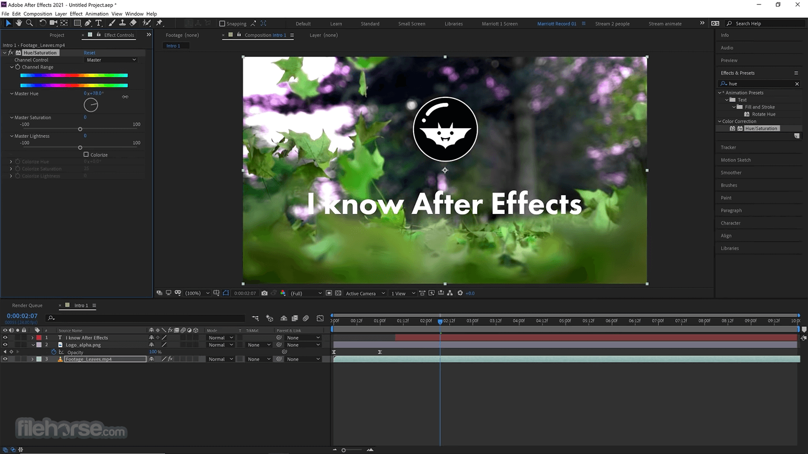 Adobe After Effects CC 2026 畫面截圖 4