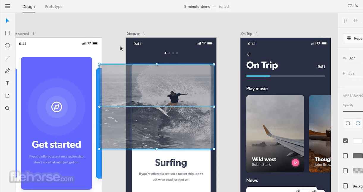 Adobe XD CC 畫面截圖 4
