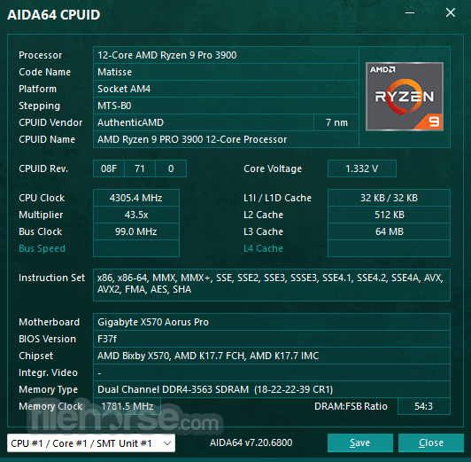 AIDA64 Extreme Edition 畫面截圖 3