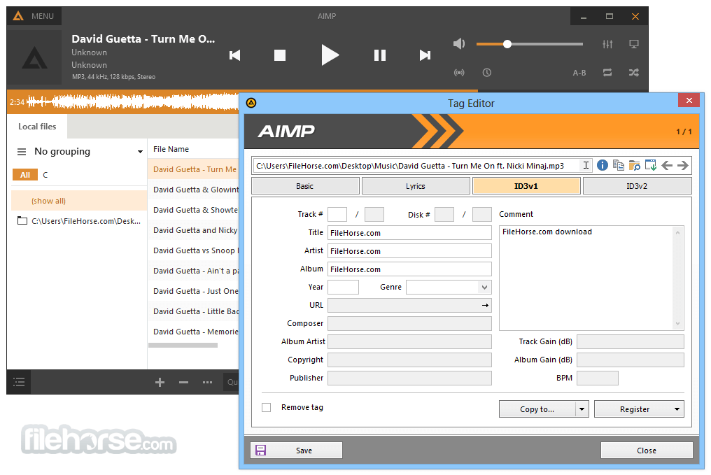 AIMP Portable 5.40 Build 畫面截圖 2