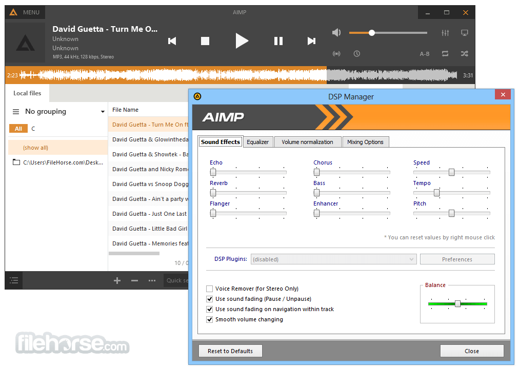 AIMP Portable 5.40 Build 畫面截圖 3