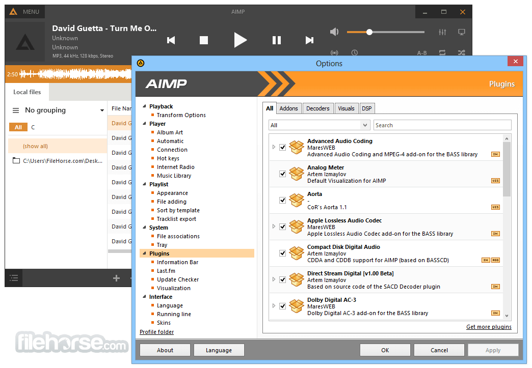 AIMP Portable 5.40 Build 畫面截圖 5