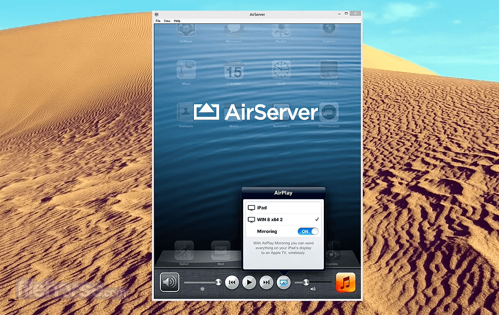 AirServer 5.7.2 (64-bit) 畫面截圖 1