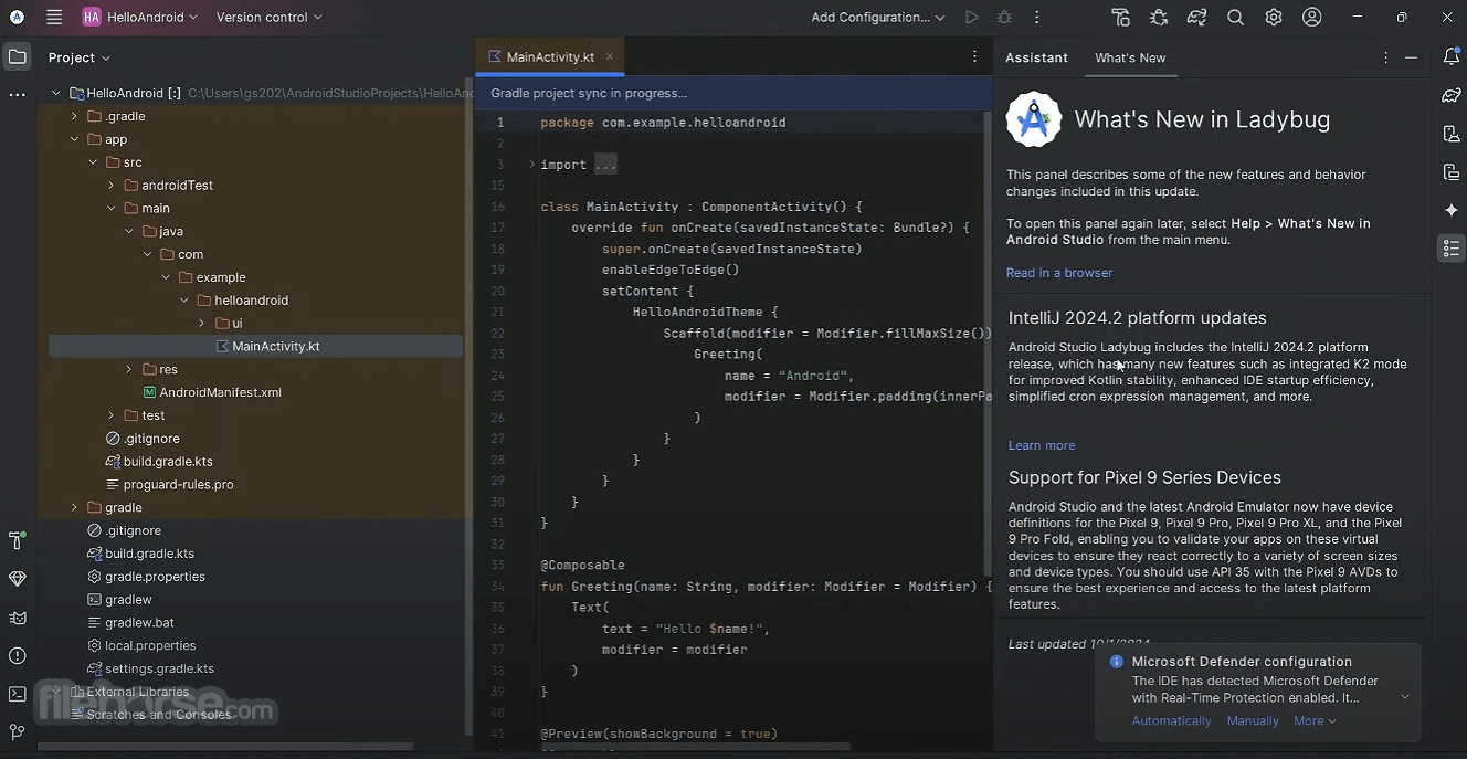 Android Studio 畫面截圖 2