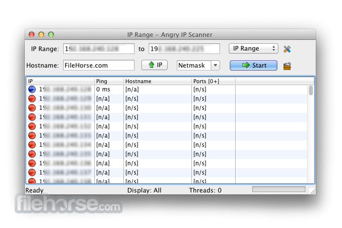 Angry IP Scanner 畫面截圖 3