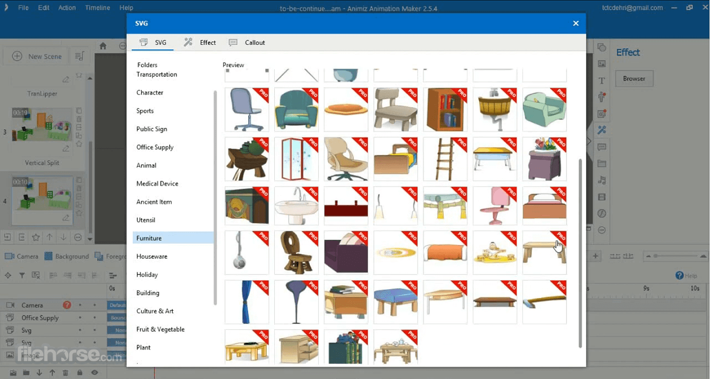 Animiz Animation Maker 2.5.8 (64-bit) 畫面截圖 2