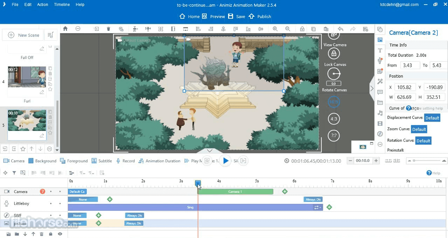 Animiz Animation Maker 2.5.8 (64-bit) 畫面截圖 4
