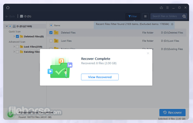 ApowerRecover 畫面截圖 3