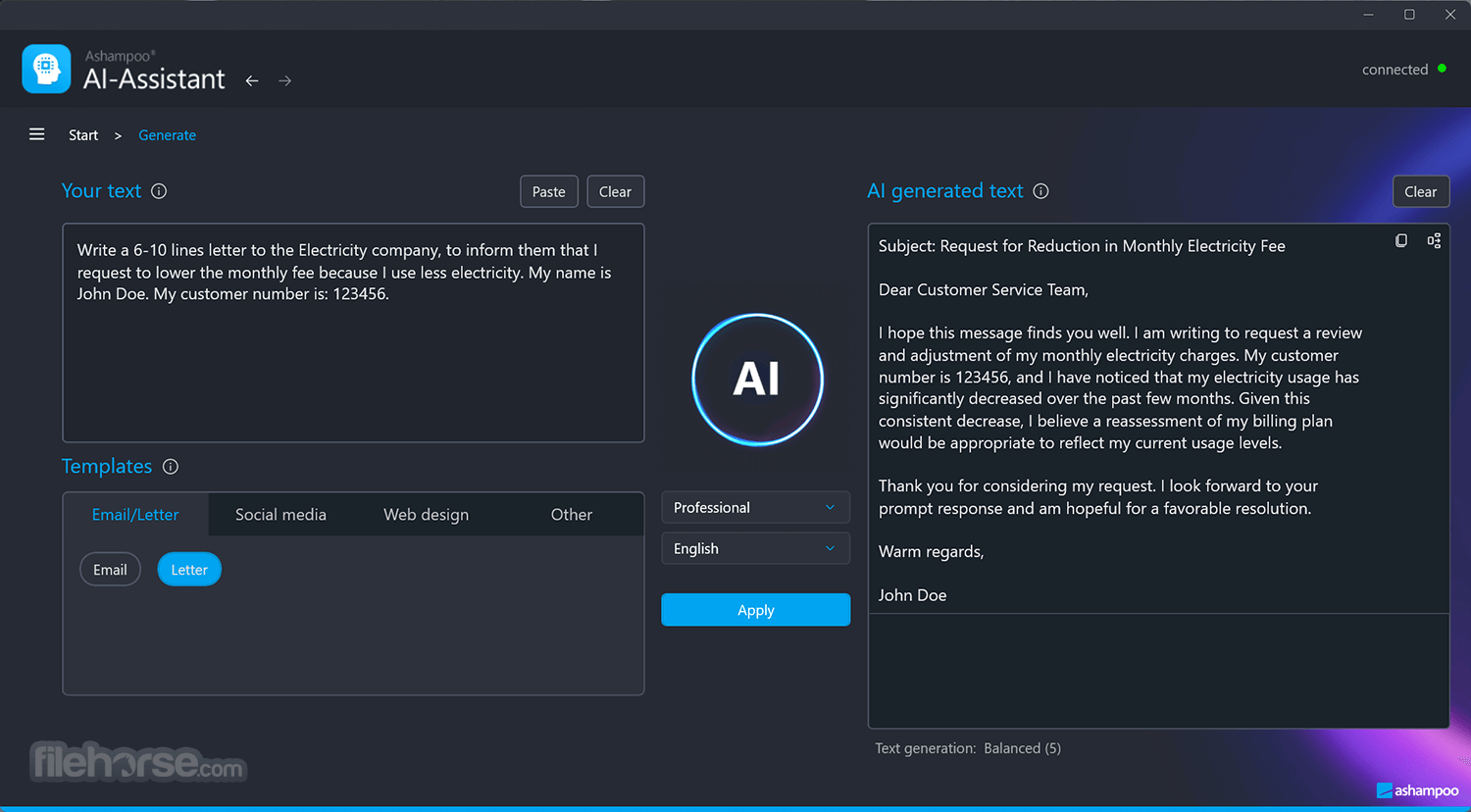 Ashampoo AI Assistant 畫面截圖 1