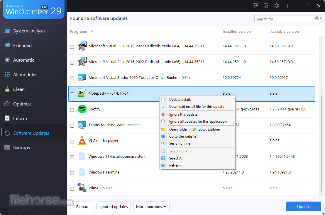 Ashampoo WinOptimizer Pro 畫面截圖 4