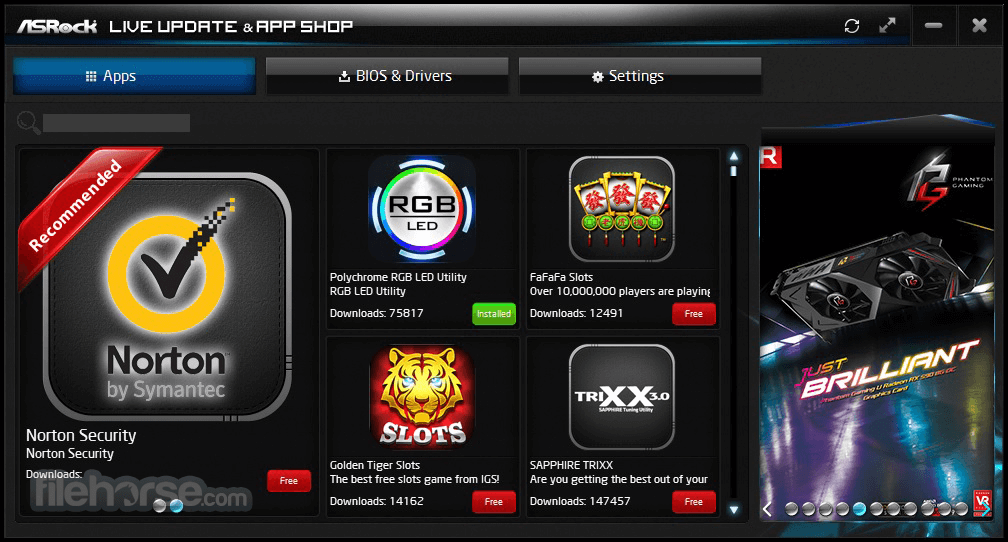 ASRock APP Shop 畫面截圖 1