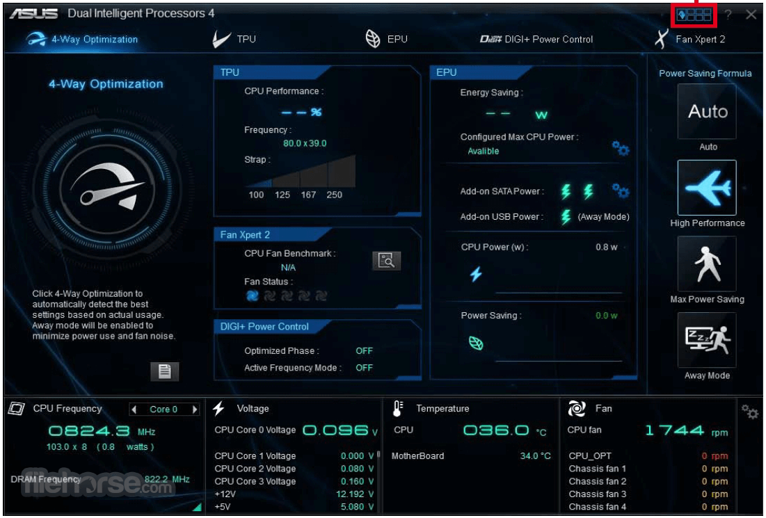ASUS AI Suite III 畫面截圖 1