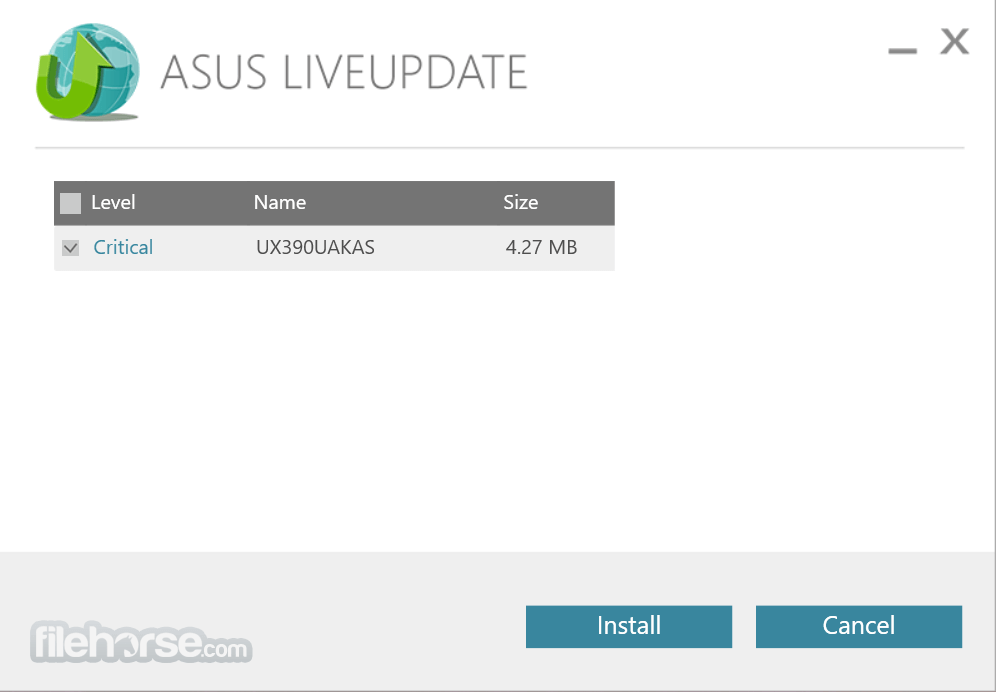 ASUS Live Update 畫面截圖 3