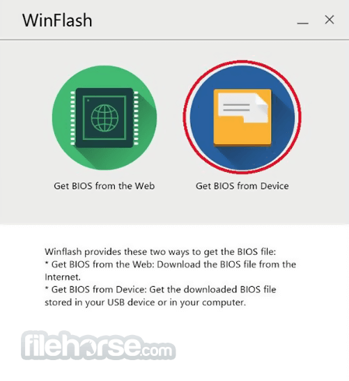 ASUS WinFlash 畫面截圖 1