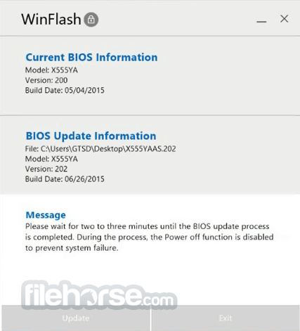 ASUS WinFlash 畫面截圖 3