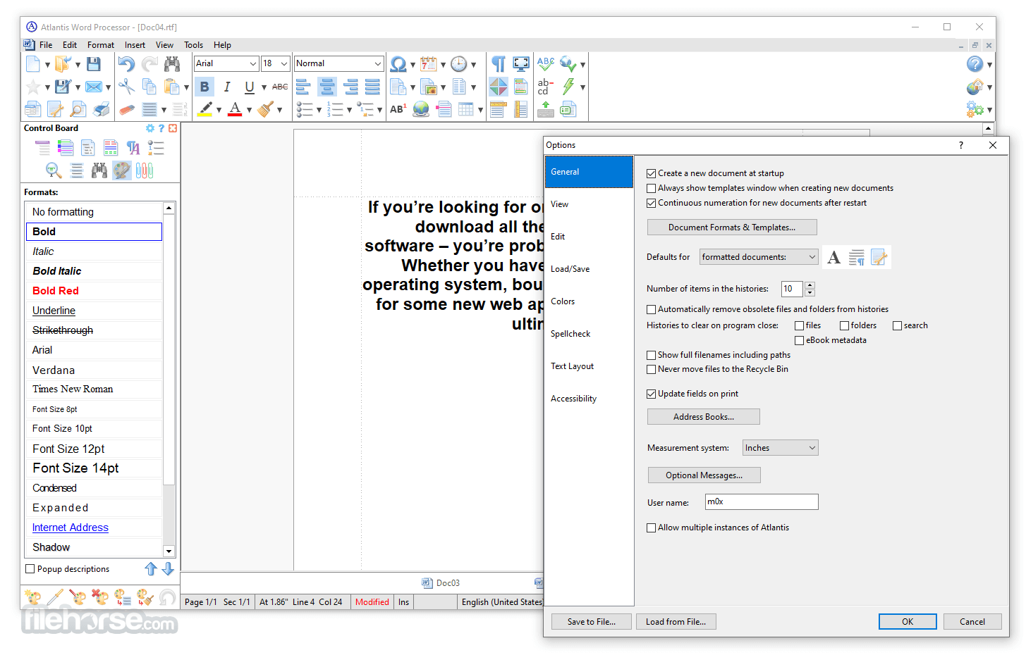 Atlantis Word Processor 畫面截圖 4