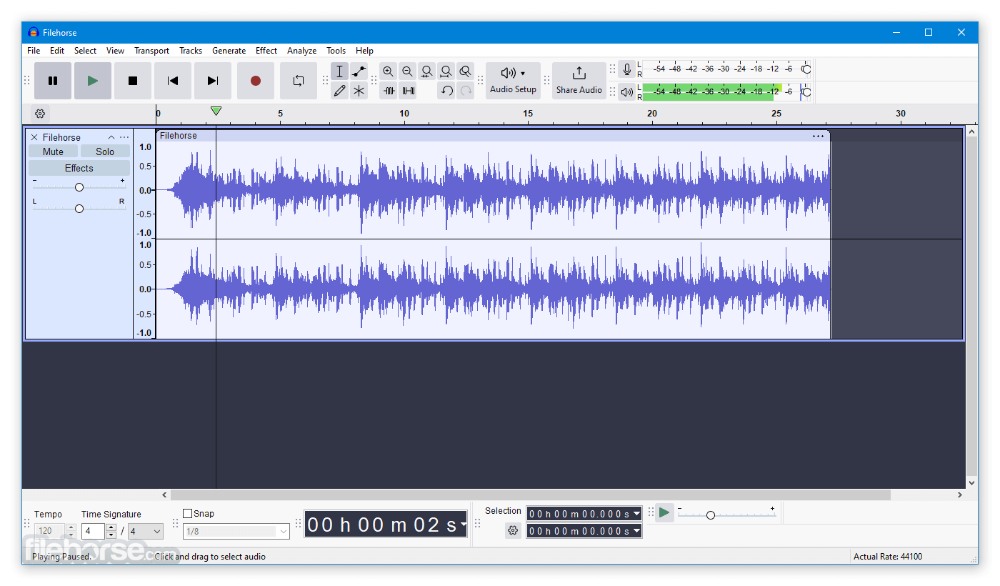 Audacity 畫面截圖 1