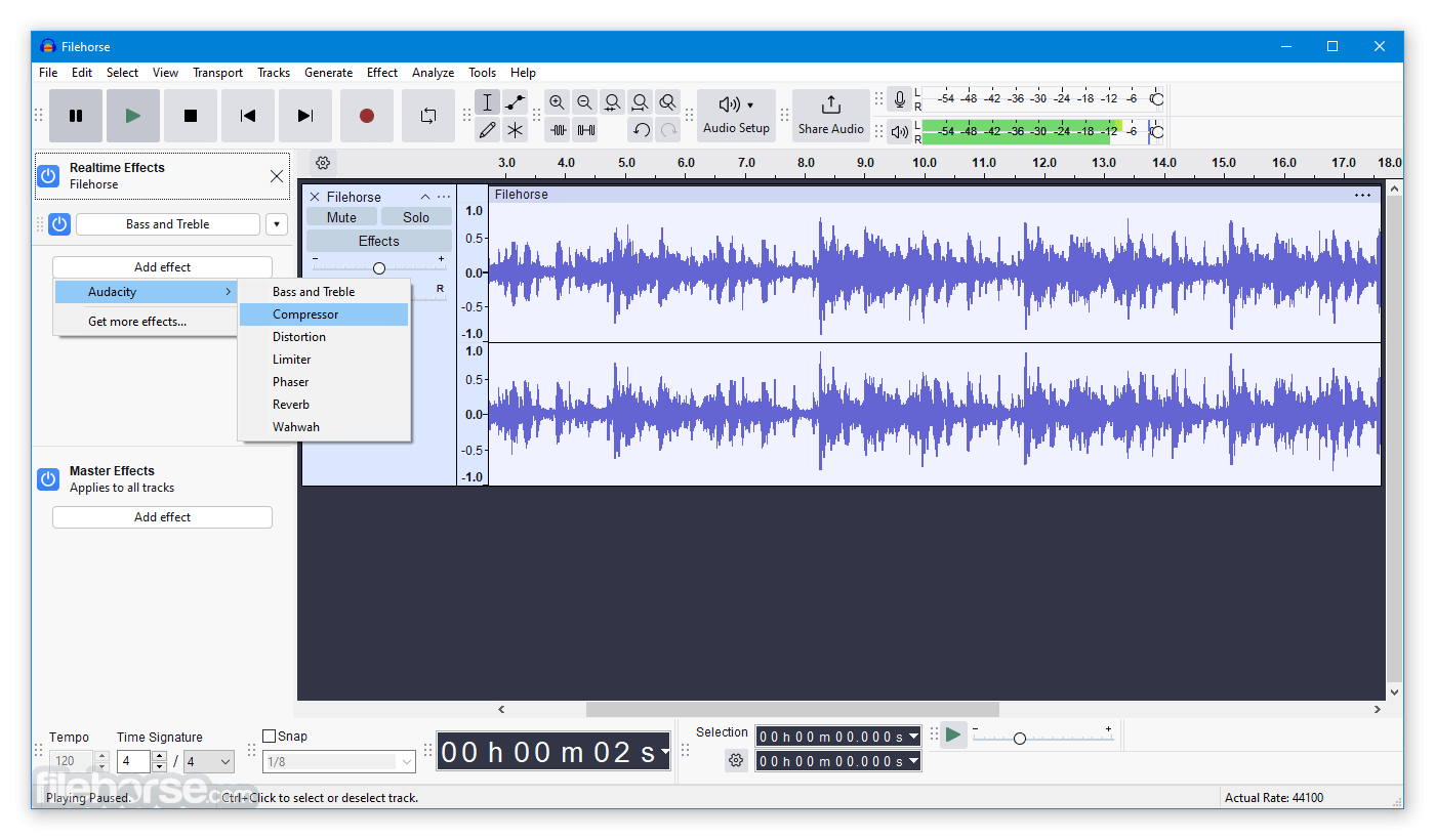 Audacity 畫面截圖 2