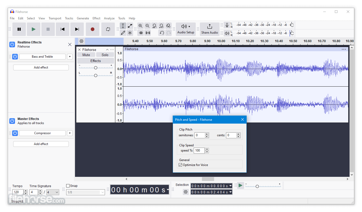 Audacity 畫面截圖 3