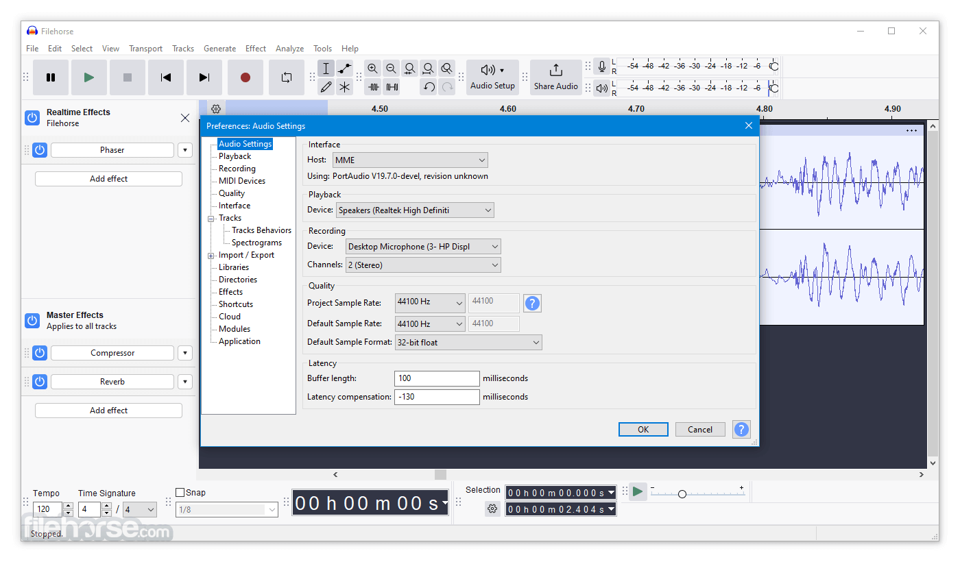 Audacity 畫面截圖 5