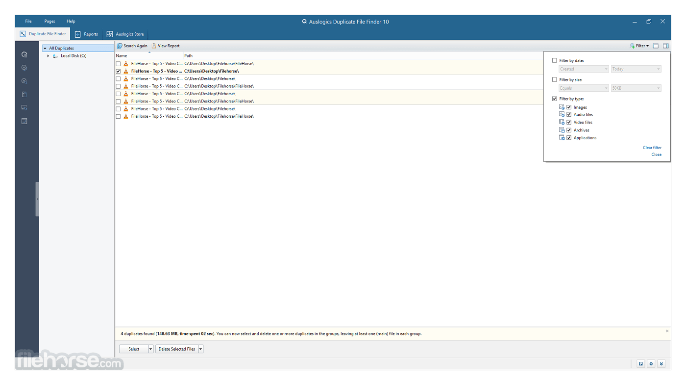 Auslogics Duplicate File Finder 畫面截圖 3