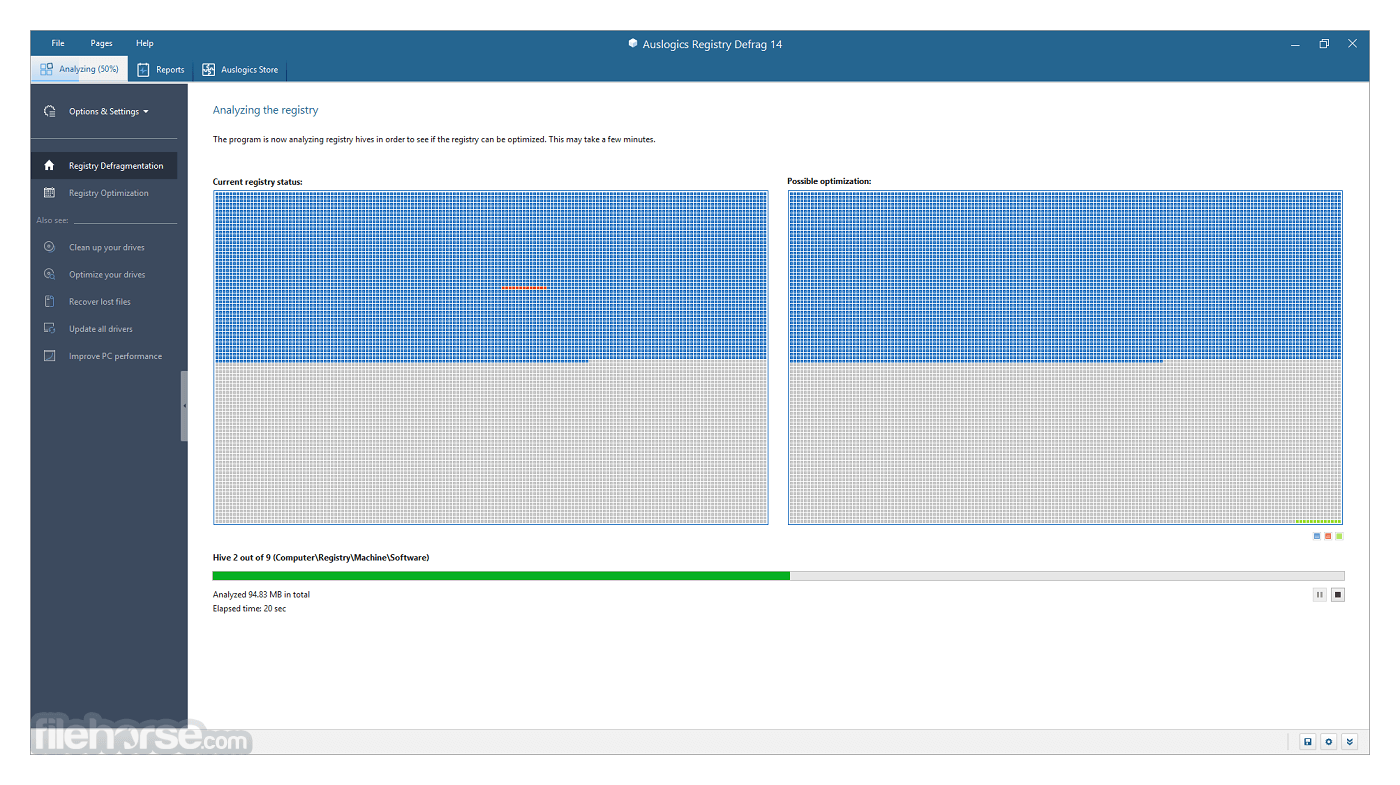 Auslogics Registry Defrag 畫面截圖 2