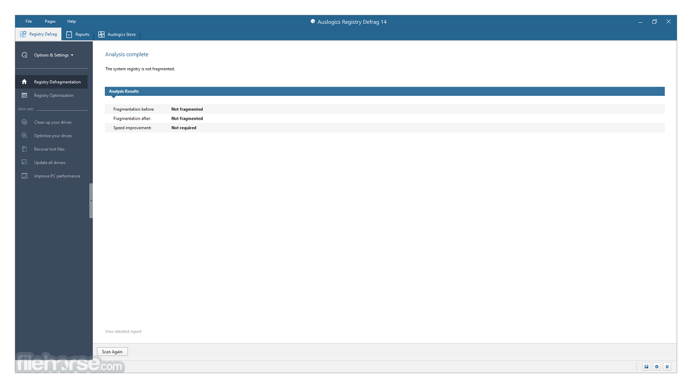 Auslogics Registry Defrag 畫面截圖 3