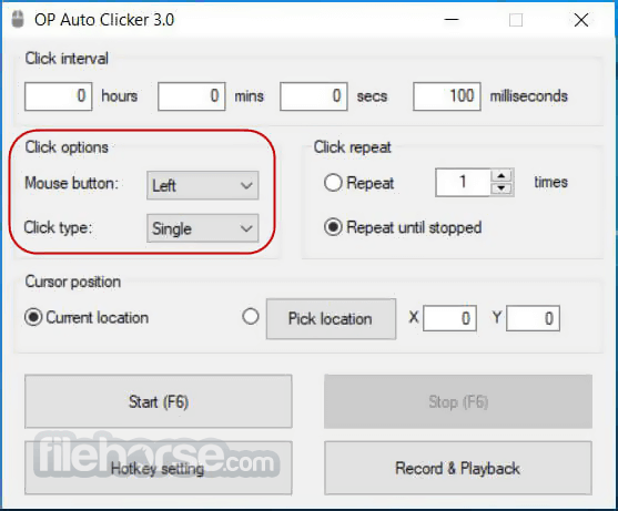 Auto Clicker 畫面截圖 2