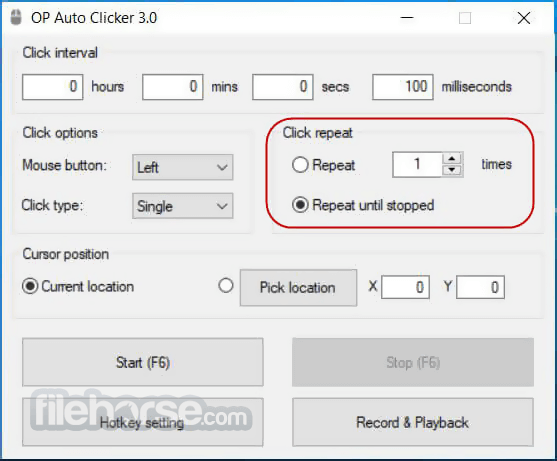 Auto Clicker 畫面截圖 3