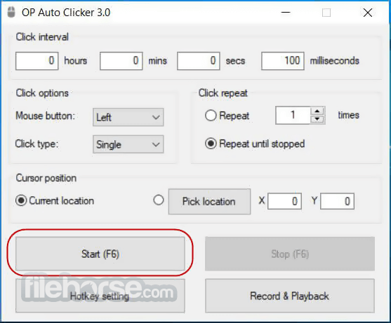 Auto Clicker 畫面截圖 5