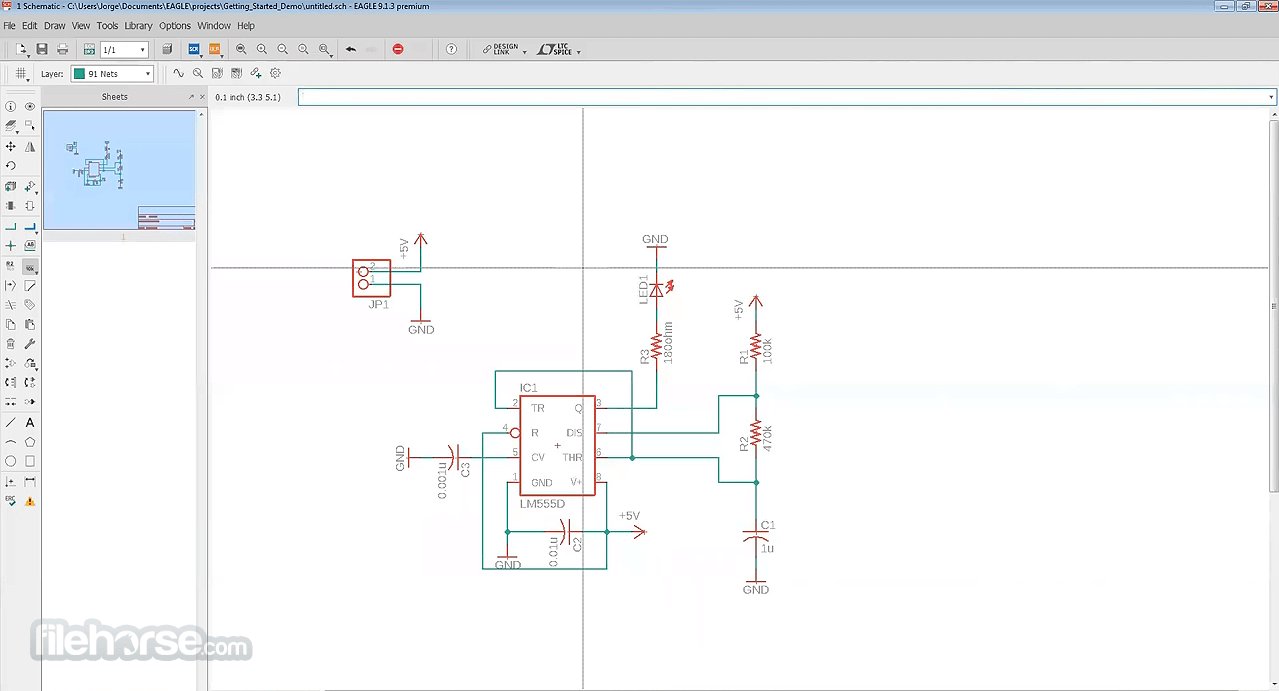 Autodesk EAGLE 畫面截圖 1