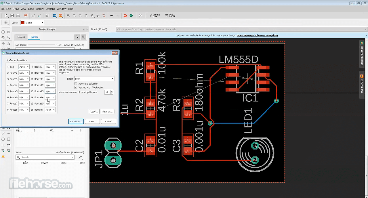Autodesk EAGLE 畫面截圖 4
