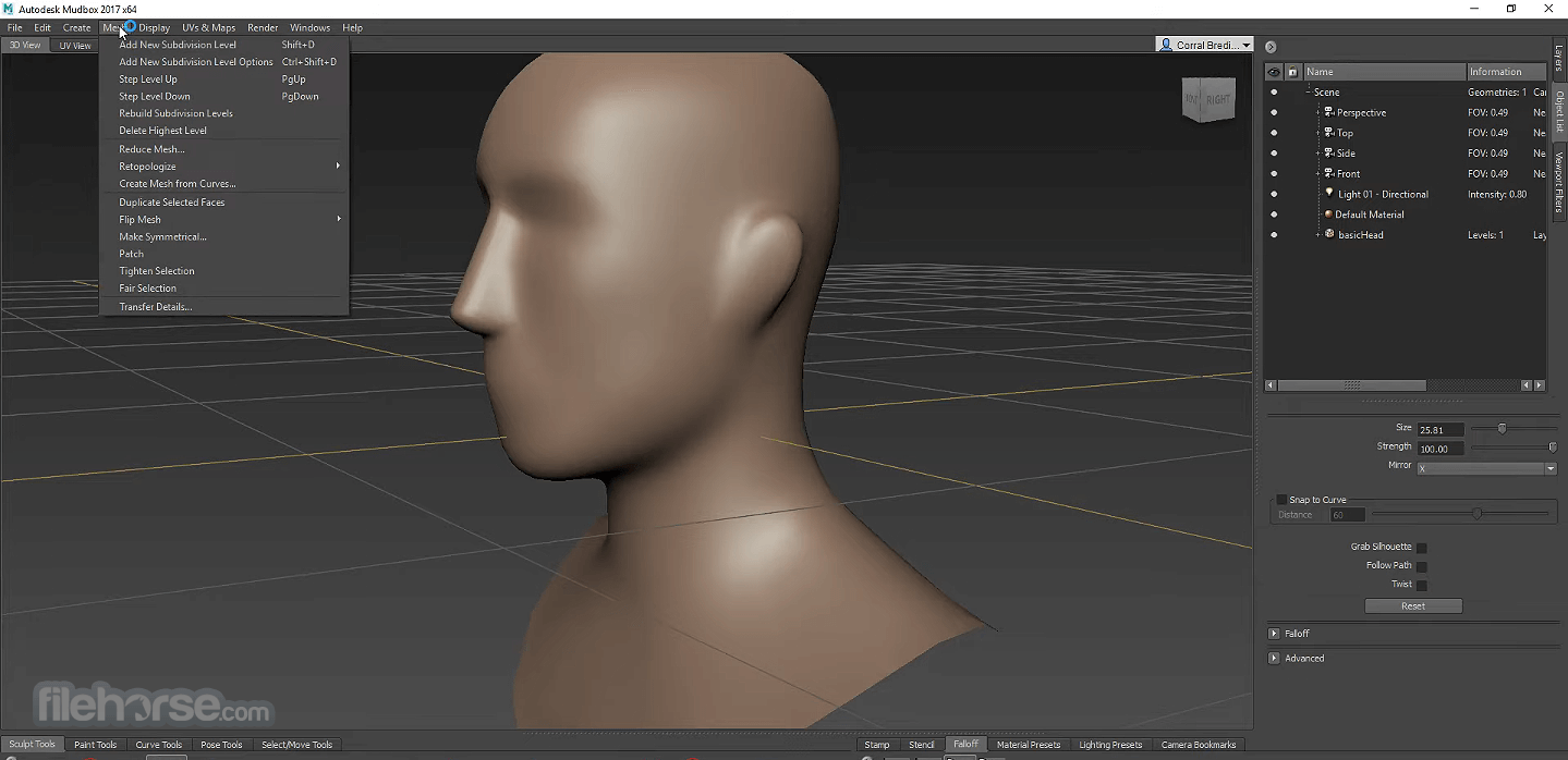 Autodesk Mudbox 畫面截圖 3