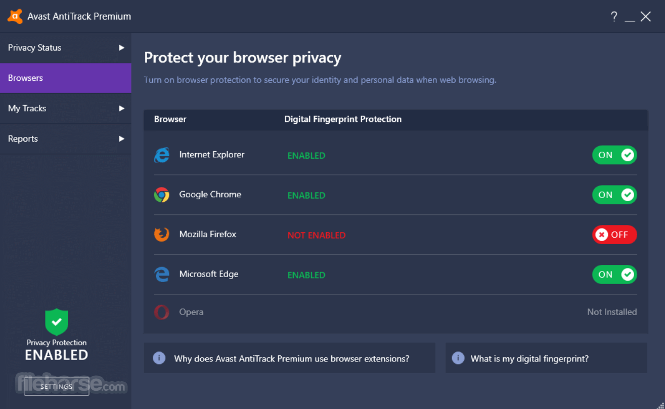 Avast AntiTrack Premium 畫面截圖 2