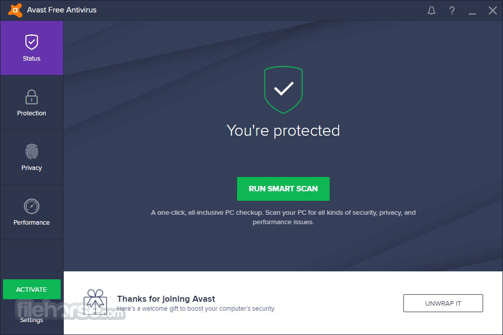 Avast Free Antivirus 畫面截圖 1