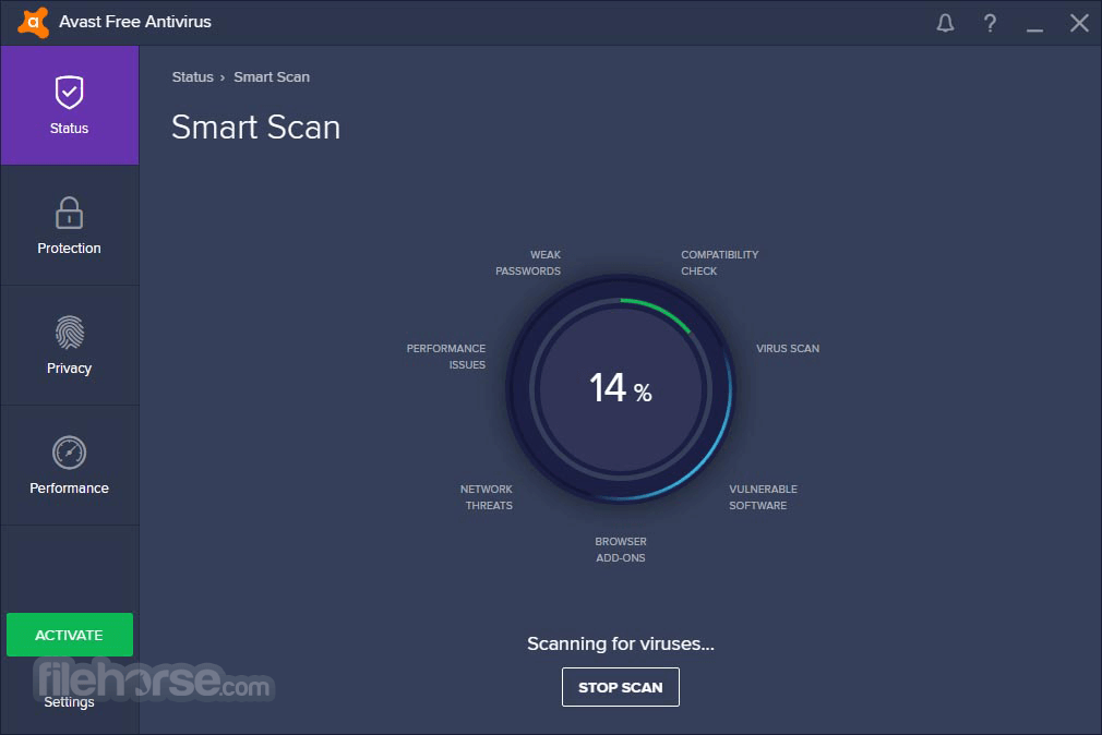 Avast Free Antivirus 畫面截圖 3