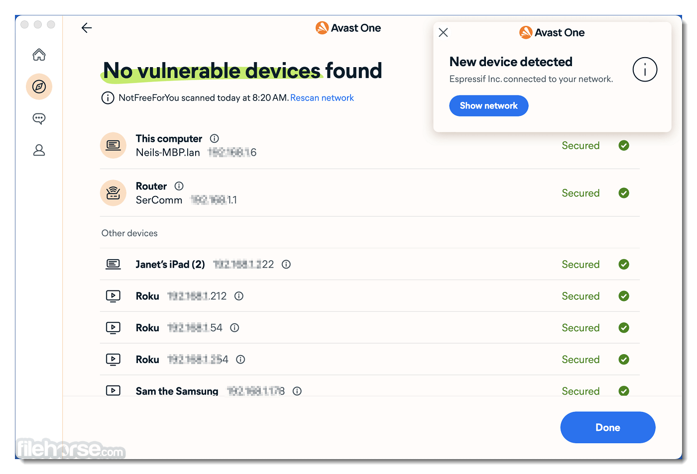 Avast One 畫面截圖 5