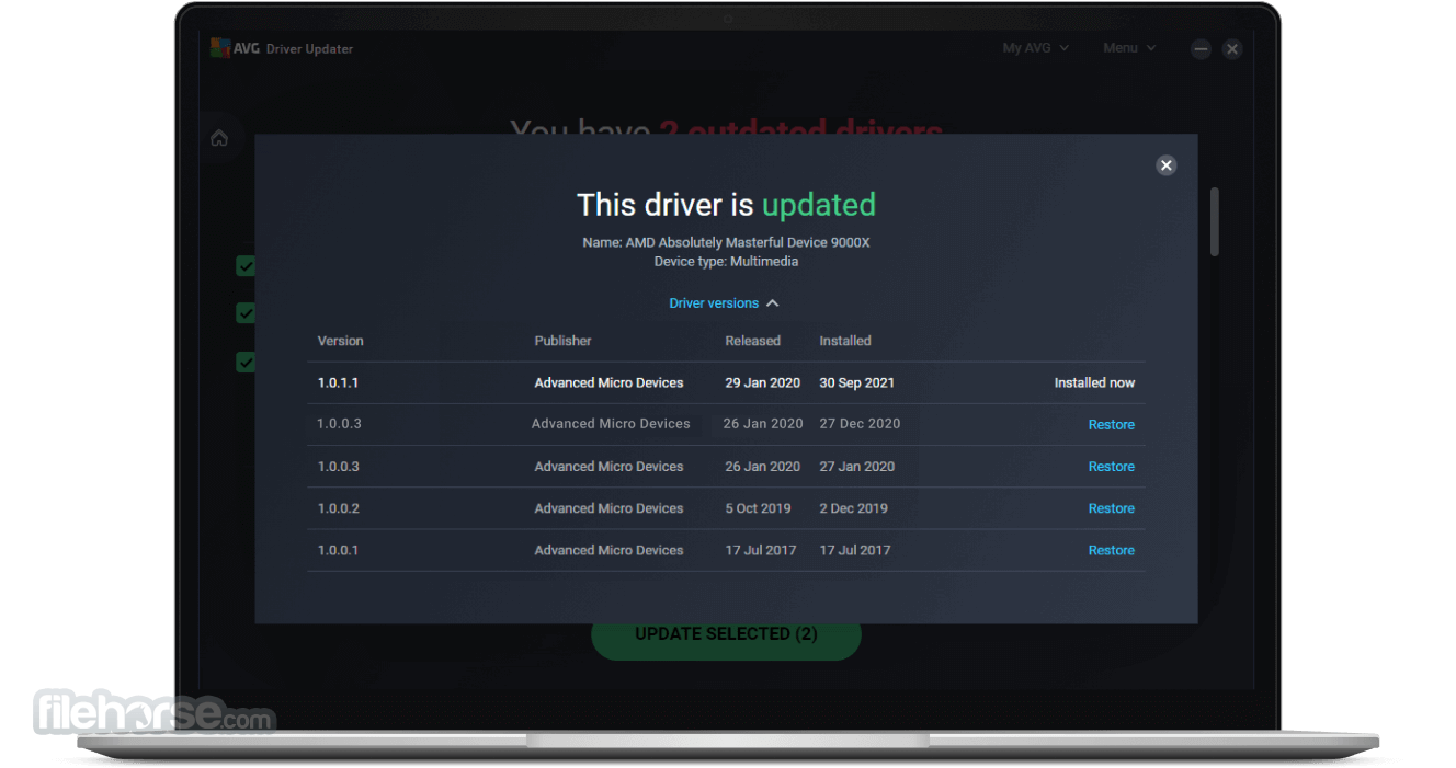 AVG Driver Updater 畫面截圖 1