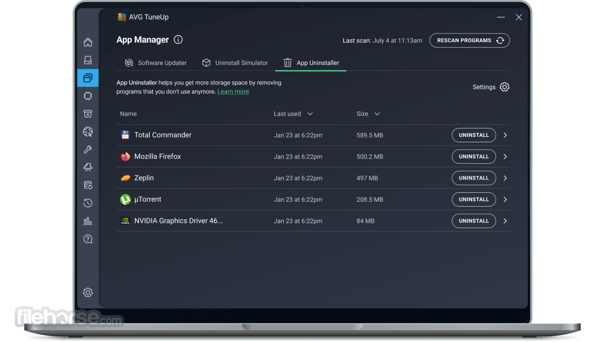 AVG PC TuneUp 畫面截圖 3