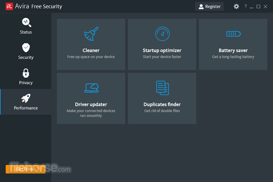 Avira Free Antivirus 畫面截圖 2