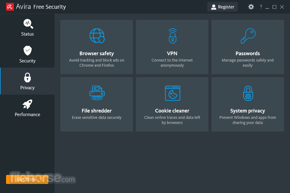 Avira Free Antivirus 畫面截圖 3