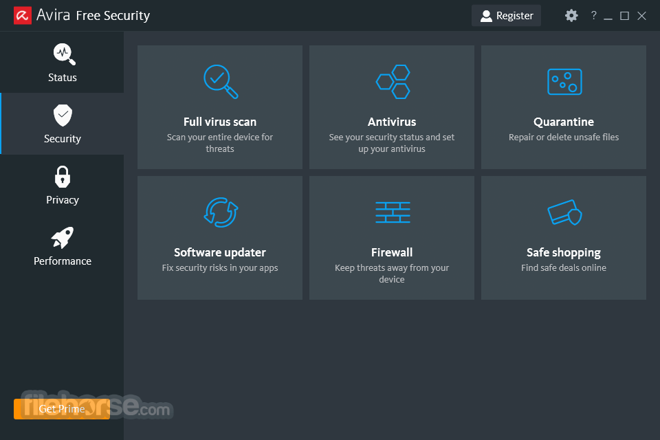 Avira Free Antivirus 畫面截圖 4