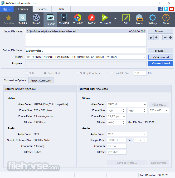 AVS Video Converter 畫面截圖 1