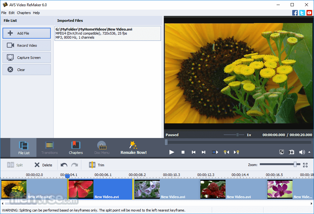 AVS Video ReMaker 畫面截圖 1